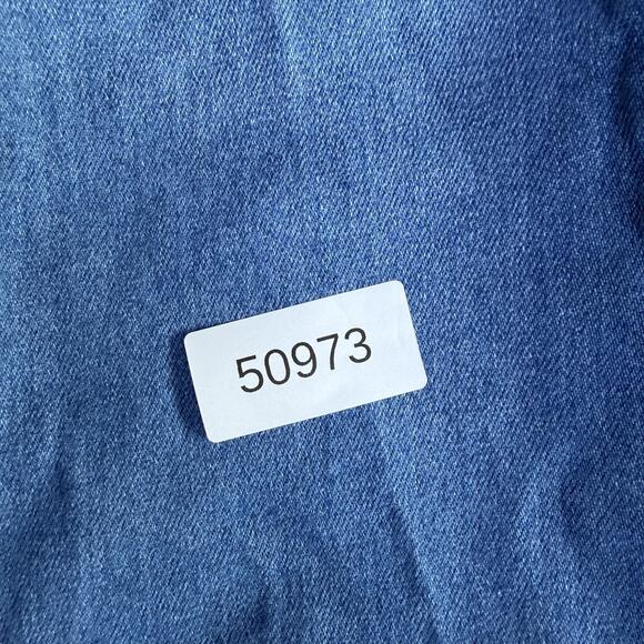 Cello Jeans Womens 3 Blue Medium Wash High Rise Distressed Flare Stretch Denim - Picture 12 of 13